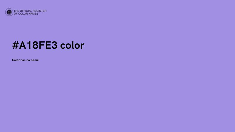 #A18FE3 color image