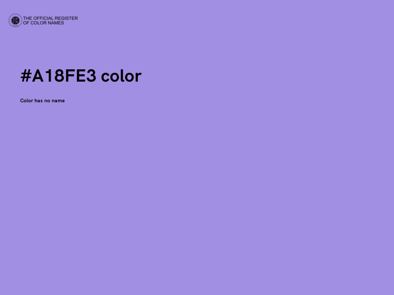 #A18FE3 color image