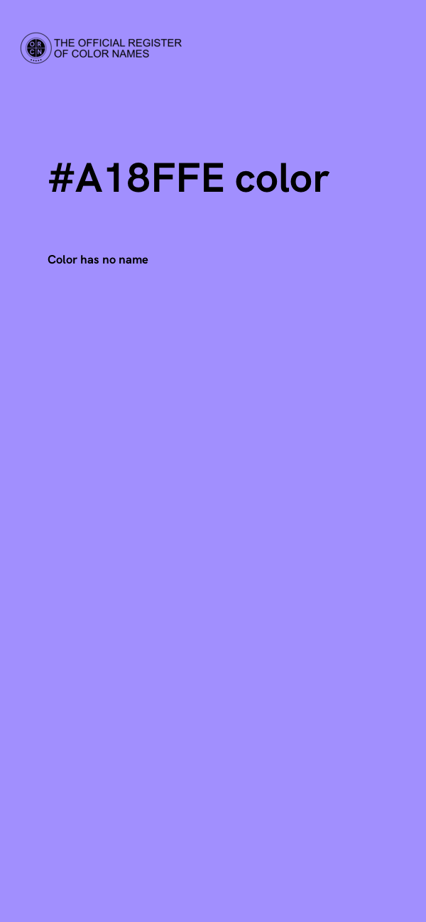 #A18FFE color image