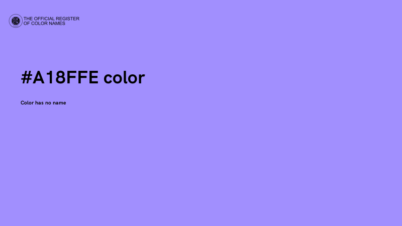 #A18FFE color image