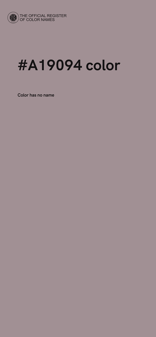 #A19094 color image