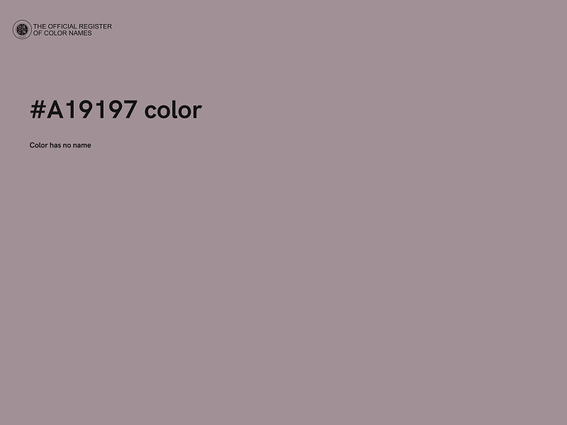 #A19197 color image