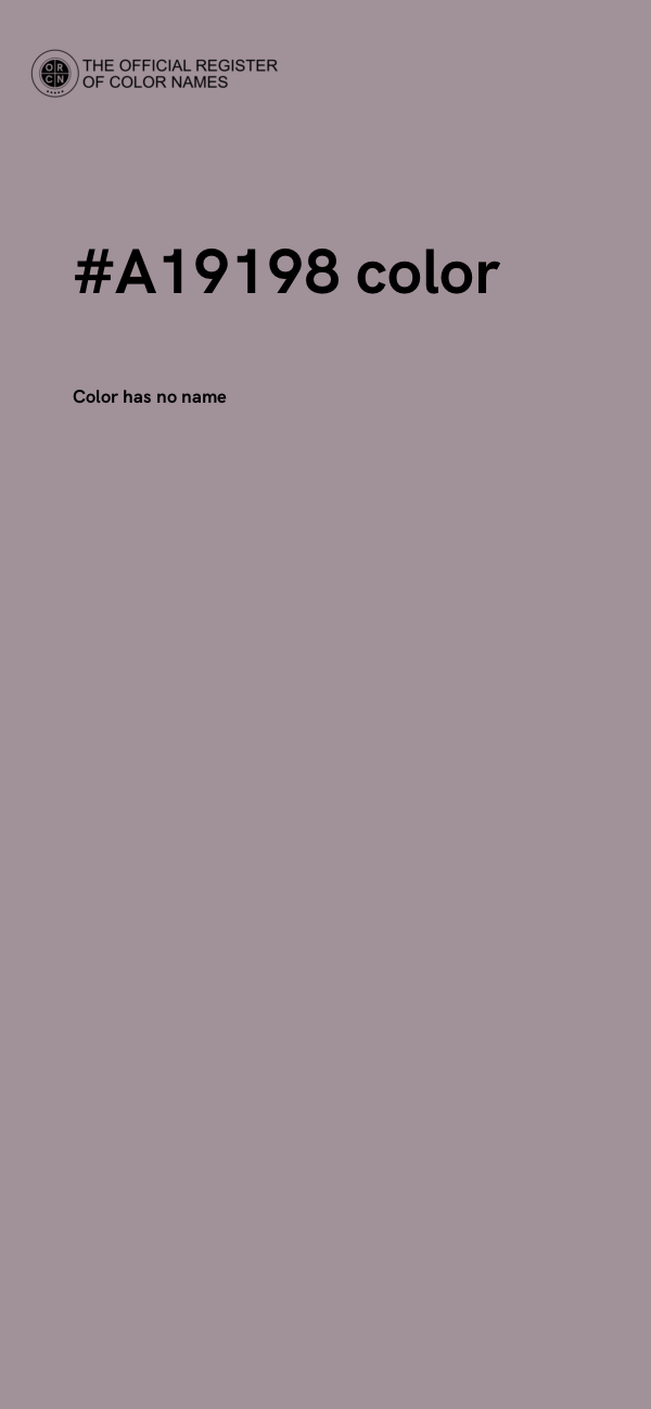#A19198 color image