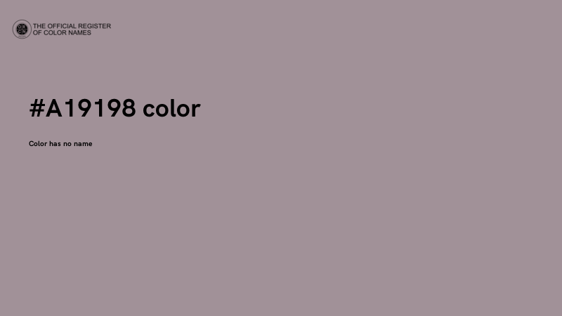 #A19198 color image