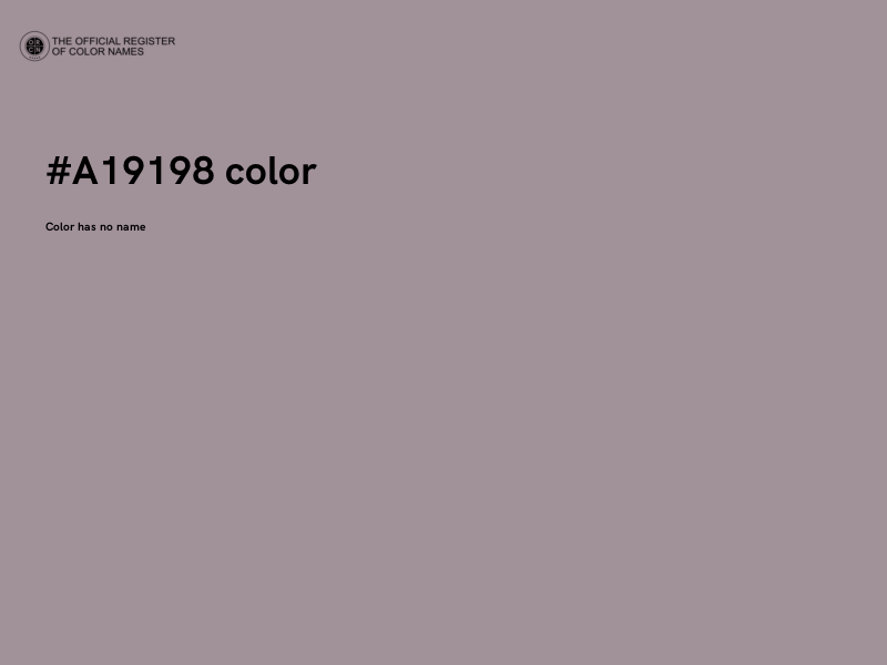 #A19198 color image