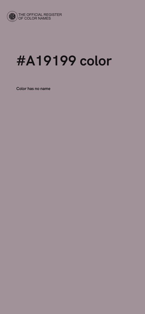 #A19199 color image