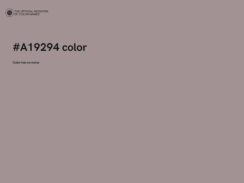 #A19294 color image