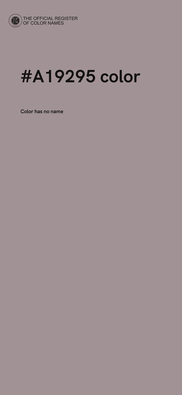 #A19295 color image