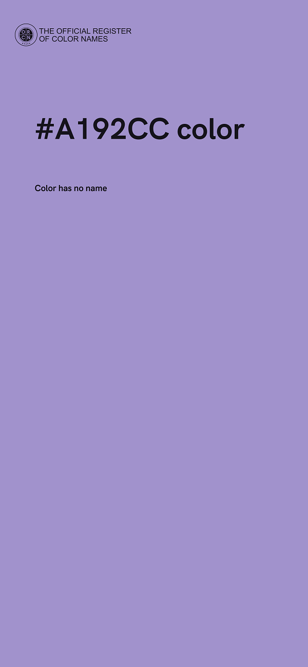 #A192CC color image
