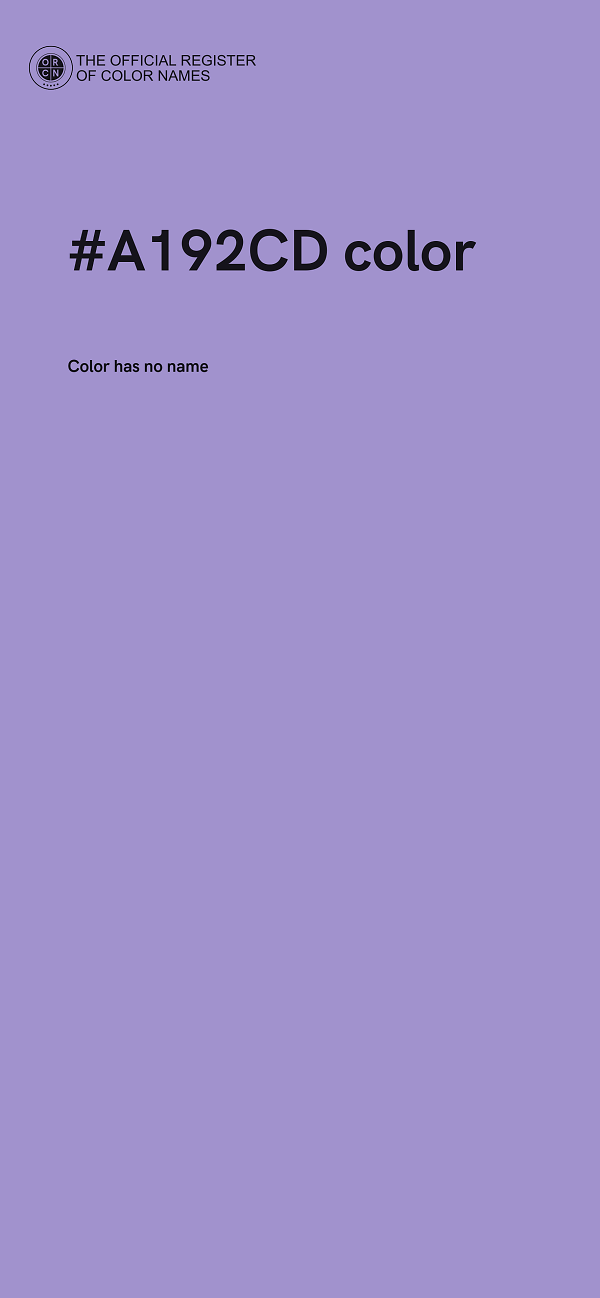 #A192CD color image
