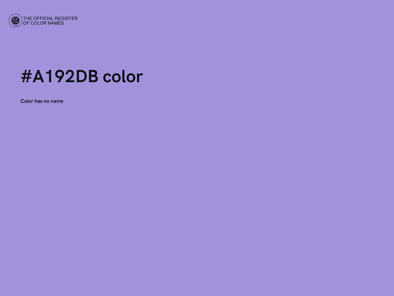 #A192DB color image