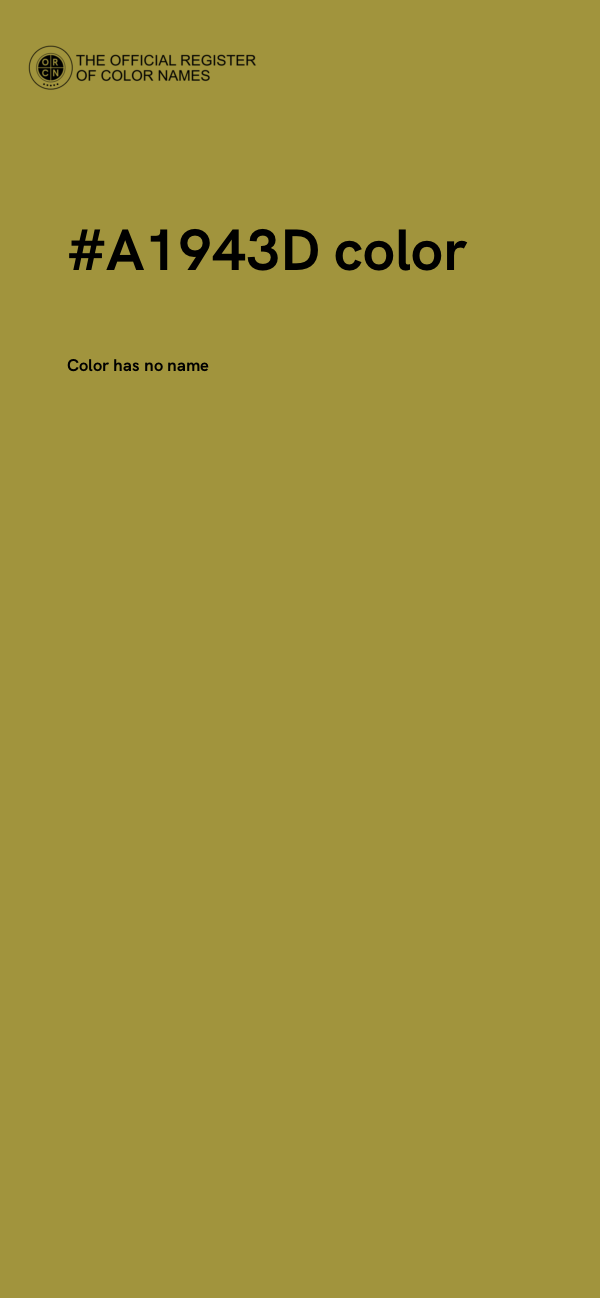 #A1943D color image