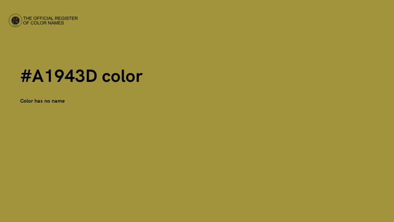 #A1943D color image