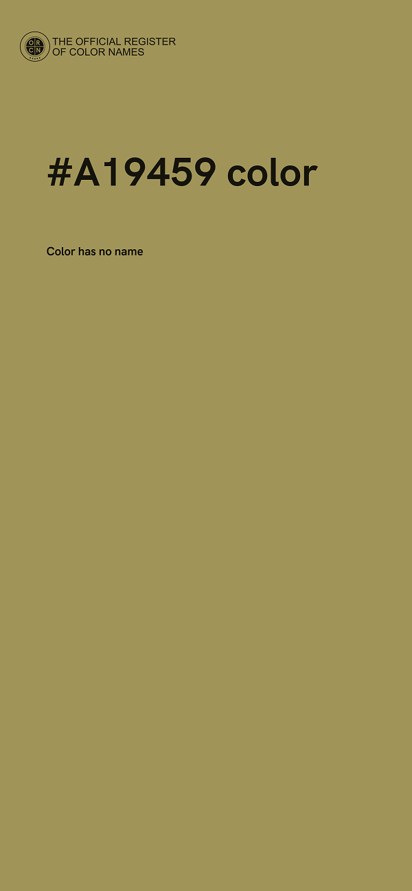 #A19459 color image