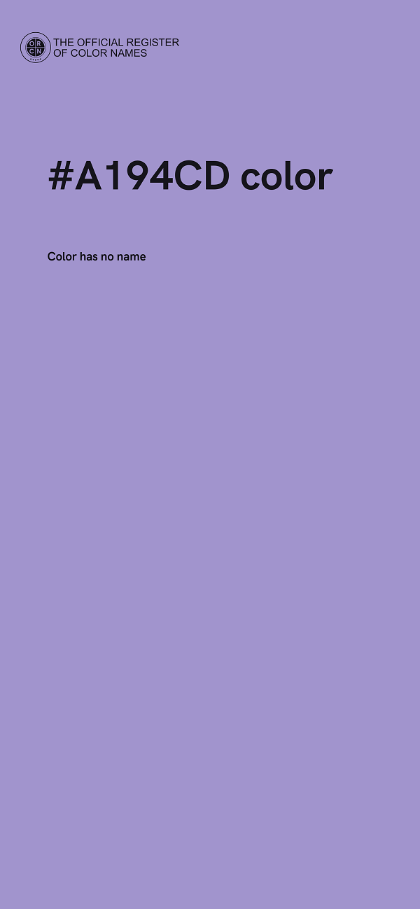 #A194CD color image
