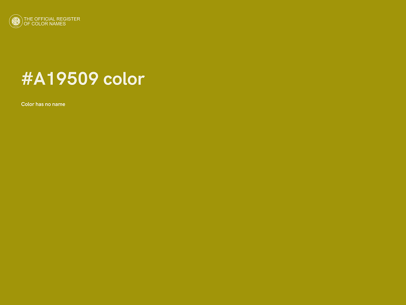 #A19509 color image