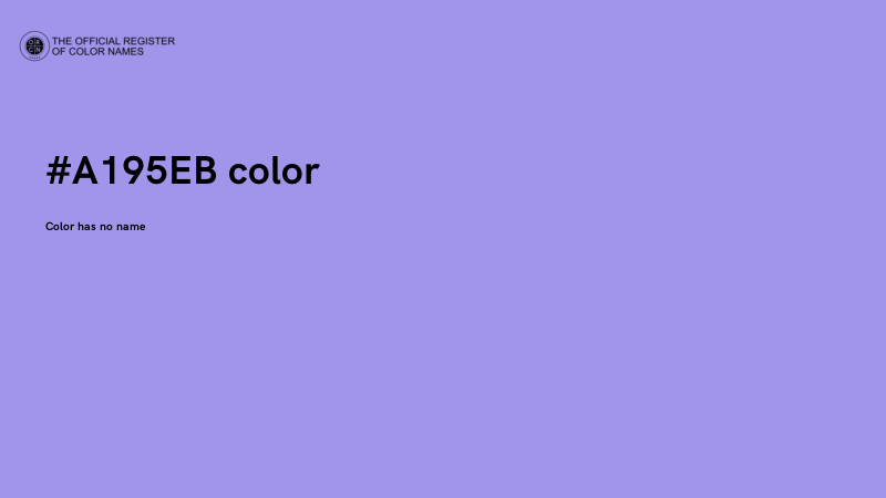 #A195EB color image