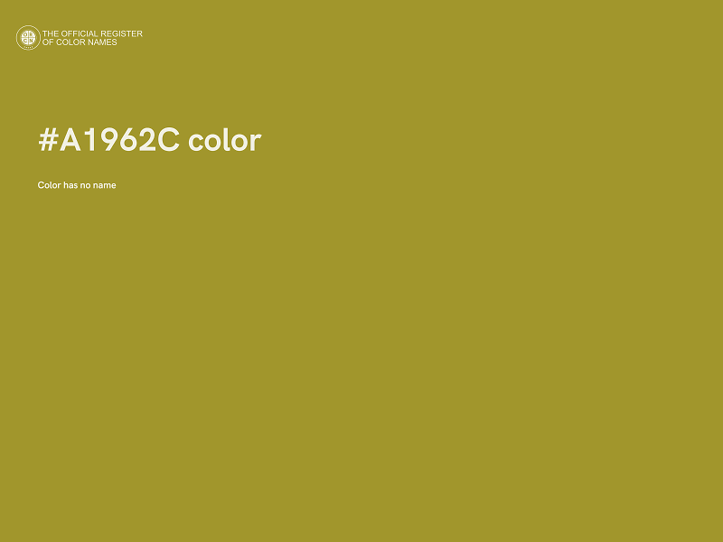 #A1962C color image