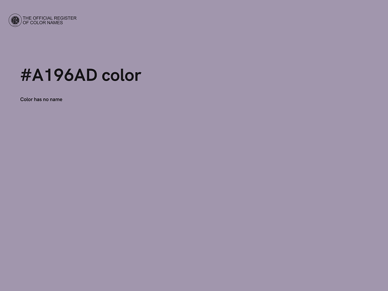 #A196AD color image