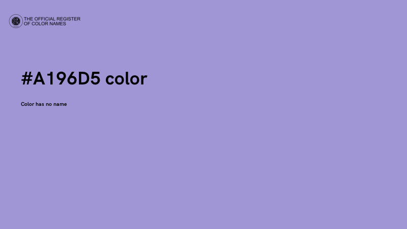 #A196D5 color image