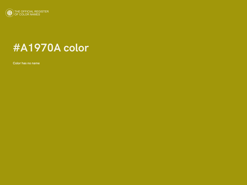 #A1970A color image