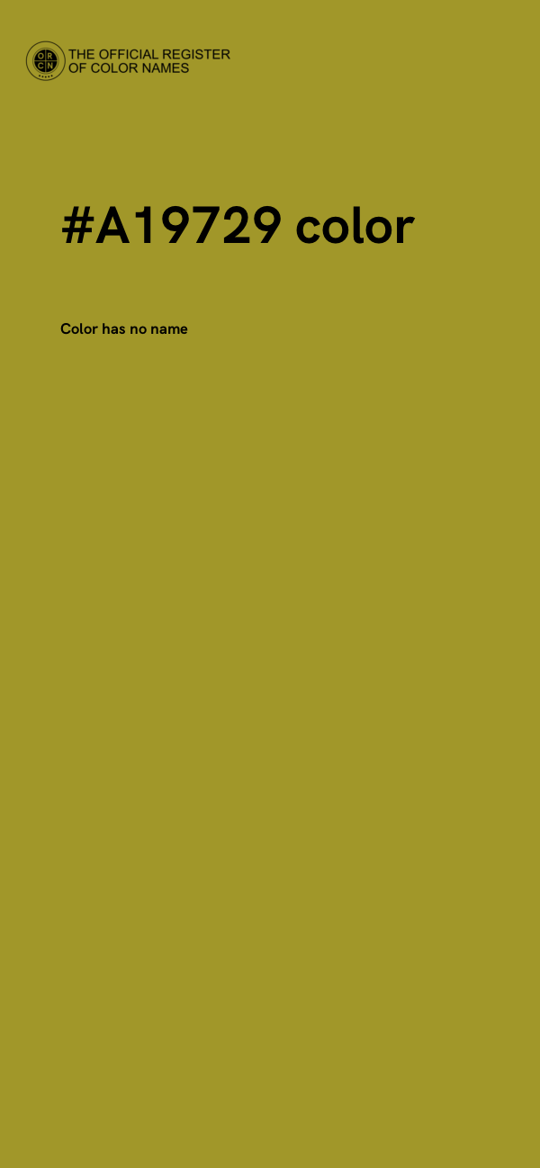 #A19729 color image