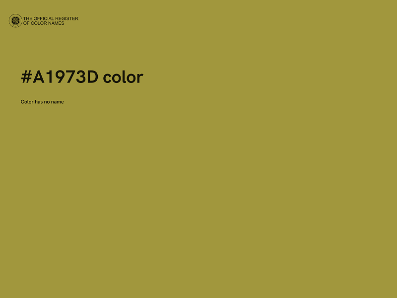 #A1973D color image