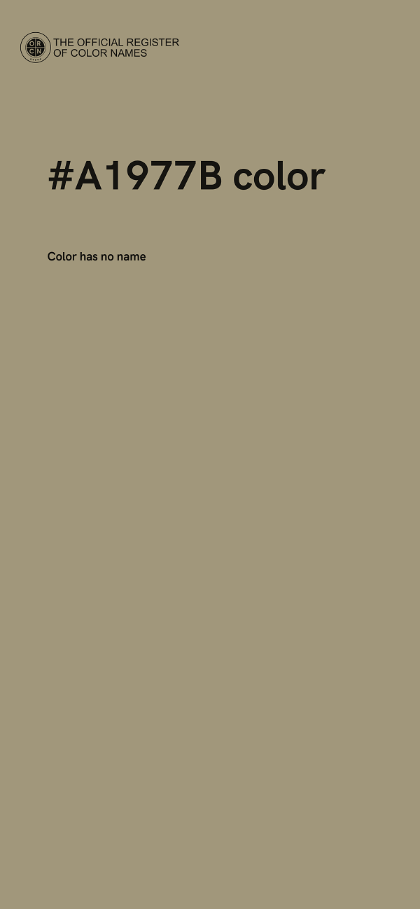 #A1977B color image