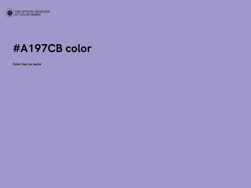 #A197CB color image