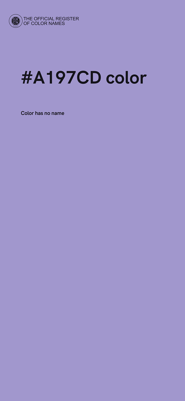 #A197CD color image
