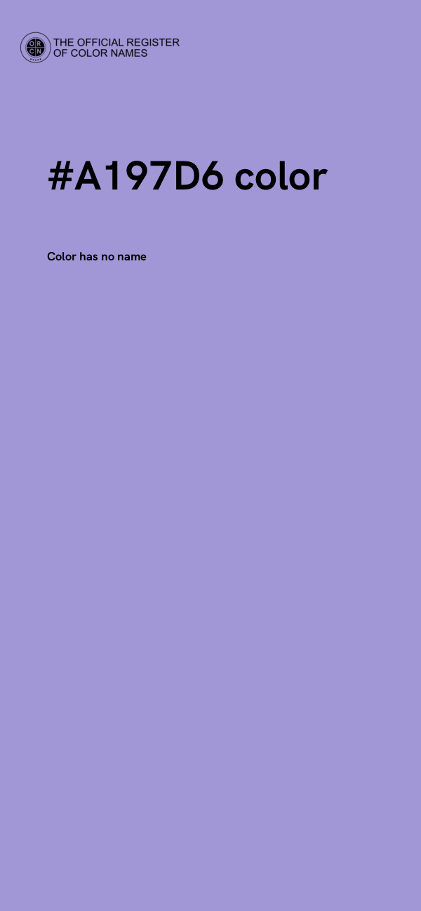 #A197D6 color image