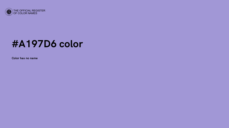 #A197D6 color image