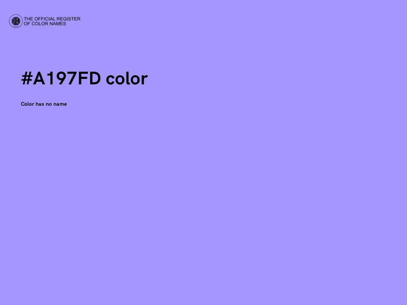 #A197FD color image