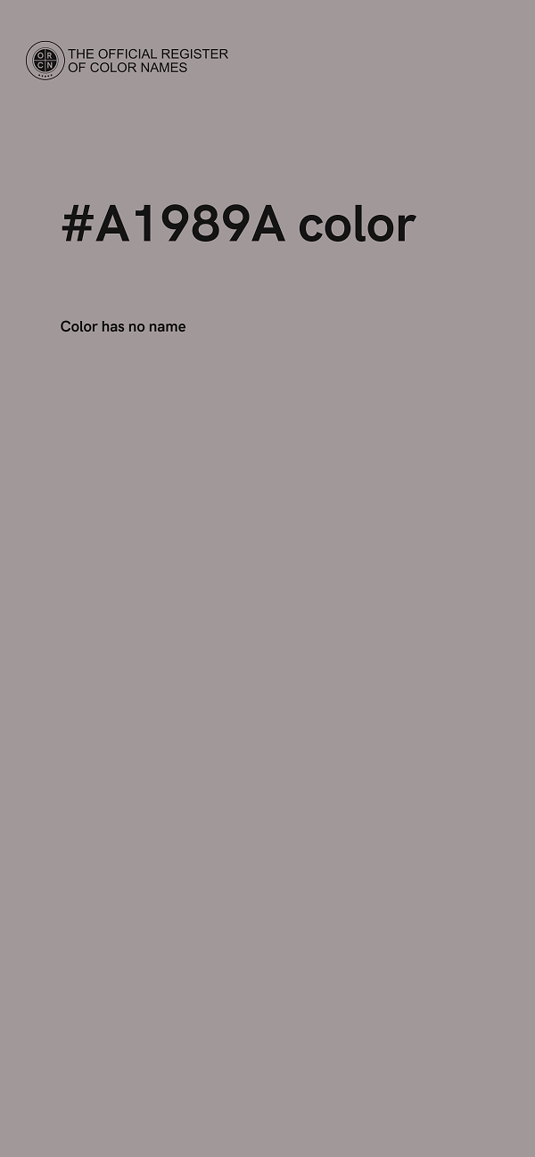 #A1989A color image