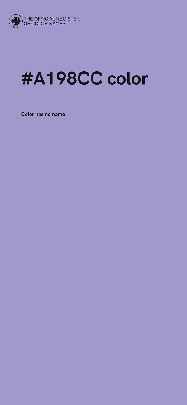 #A198CC color image