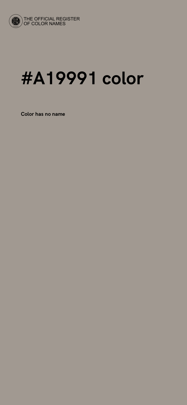 #A19991 color image