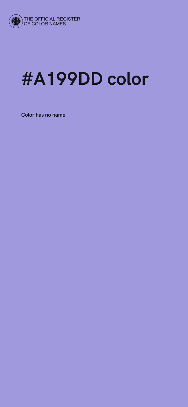 #A199DD color image