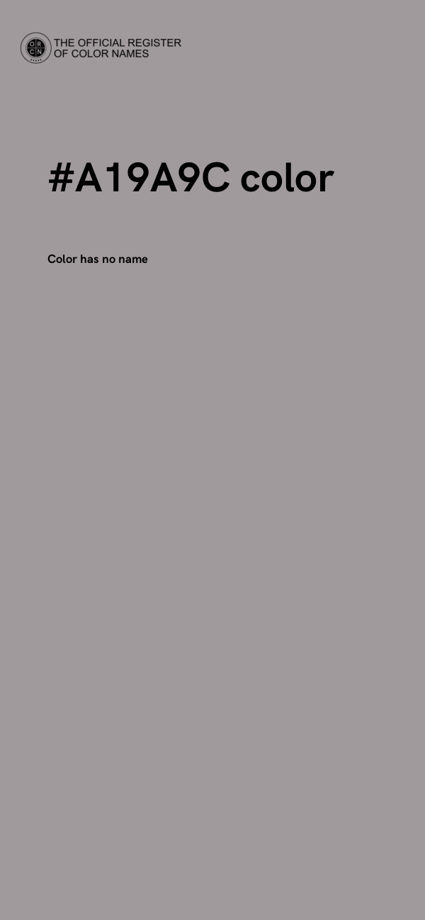#A19A9C color image