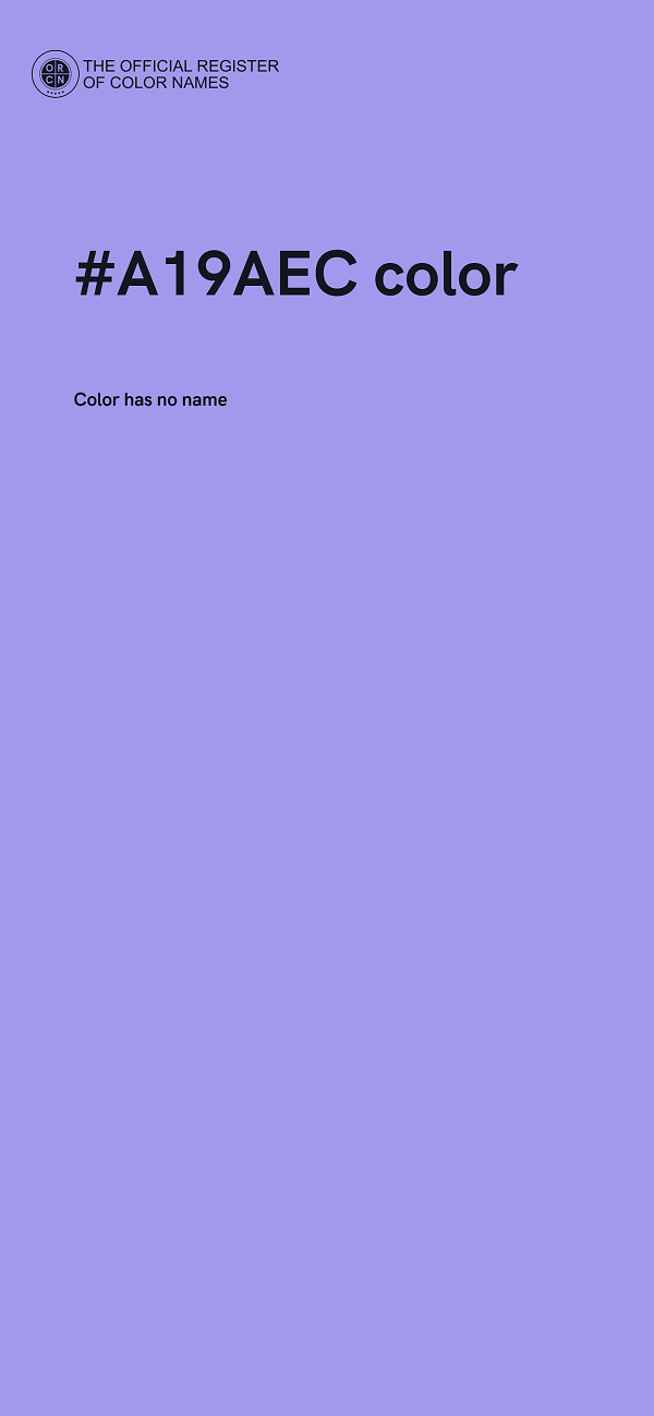 #A19AEC color image