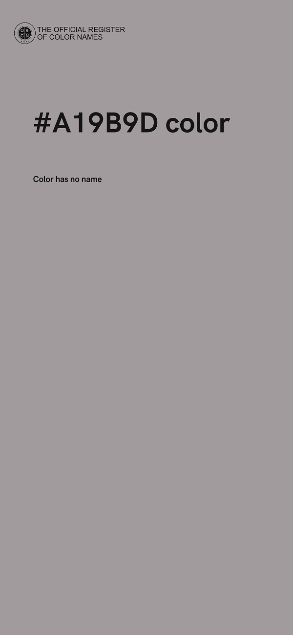 #A19B9D color image