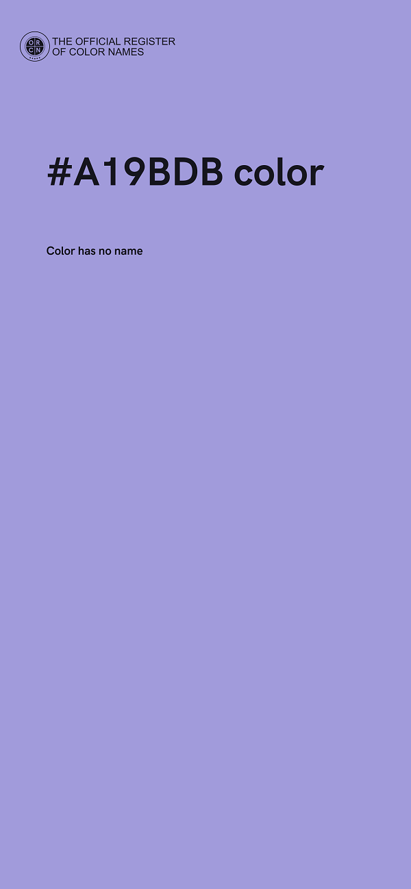 #A19BDB color image
