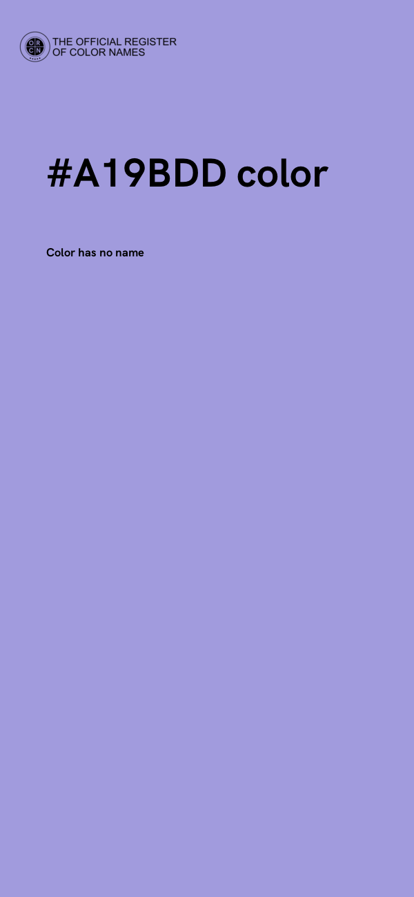 #A19BDD color image
