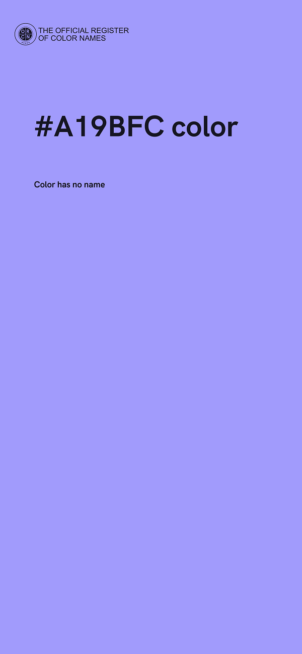 #A19BFC color image
