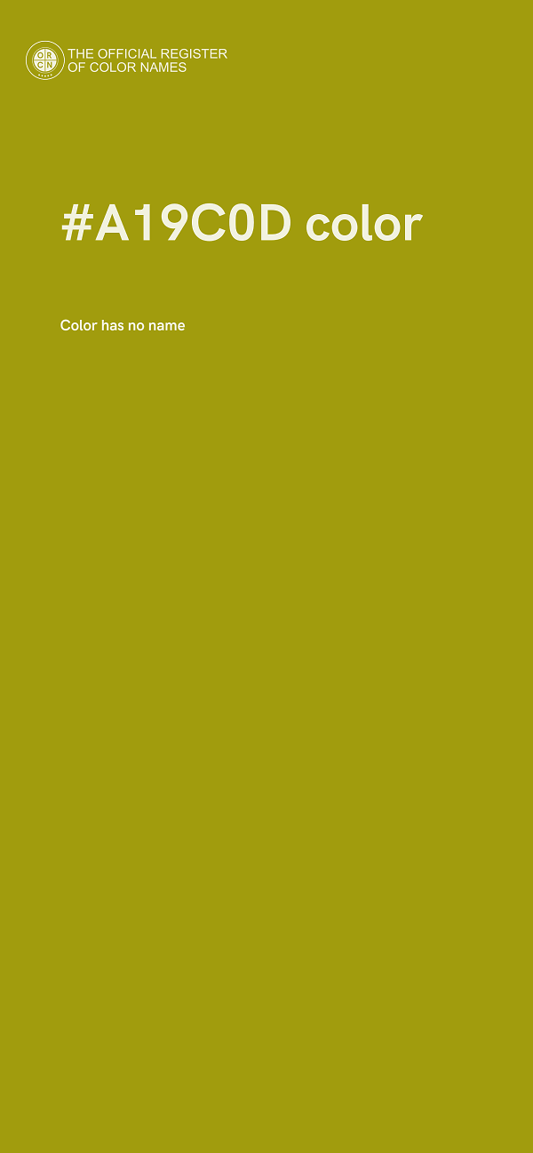 #A19C0D color image
