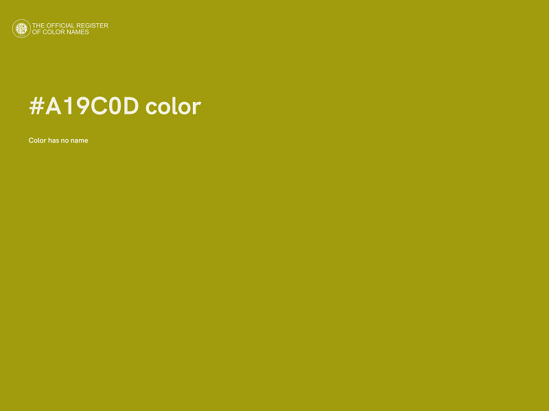 #A19C0D color image
