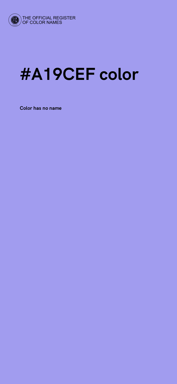 #A19CEF color image