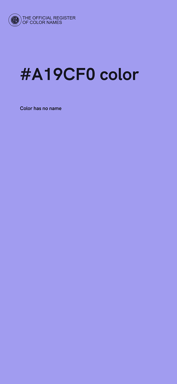 #A19CF0 color image