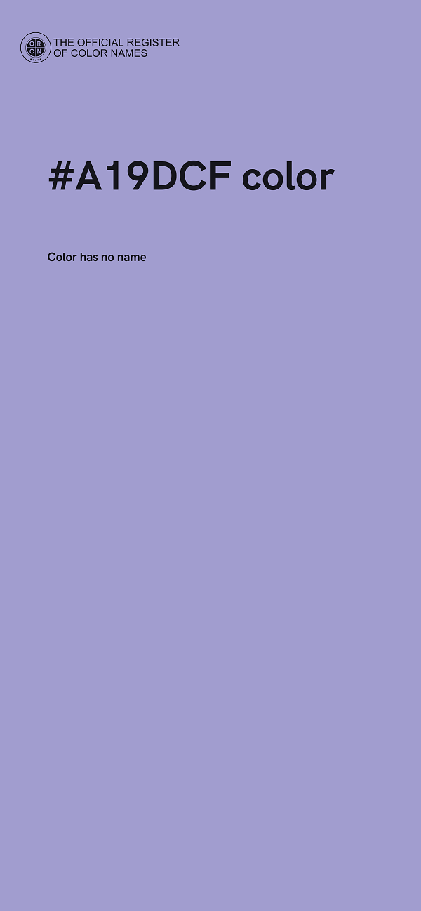 #A19DCF color image