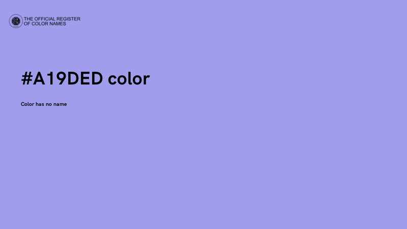 #A19DED color image