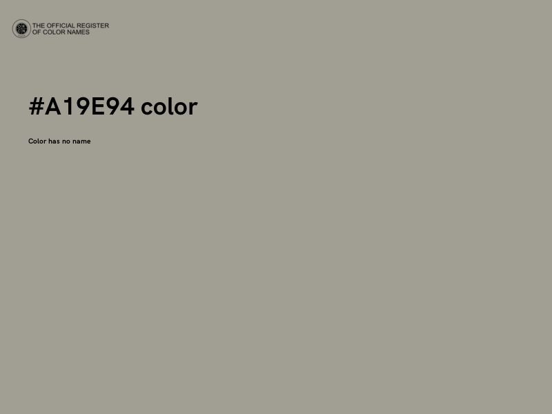 #A19E94 color image